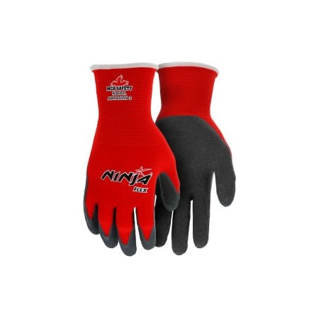 Mcr Safety Latex, Crinkle Finish, 3 Abrasion Level, S 12 PK N9680S